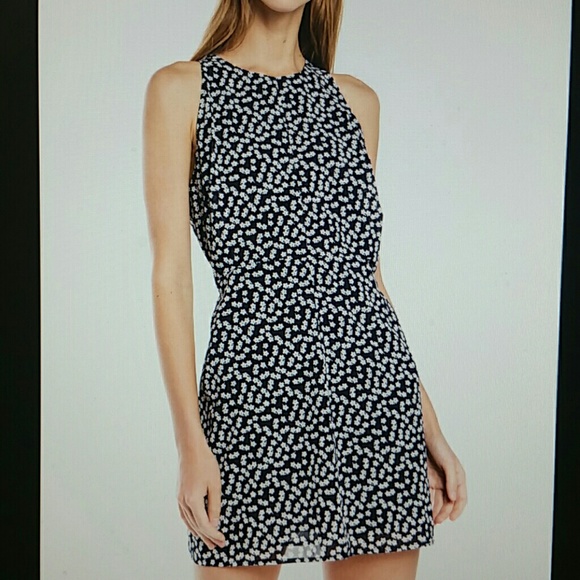 High neck sleeveless floral dress - Picture 3 of 8